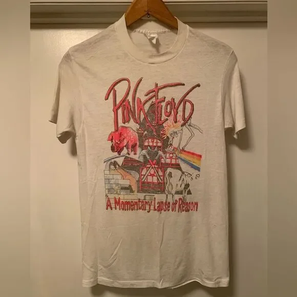 1988 Pink Floyd A Momentary Lapse of Reason Tour Shirt Vintage 80s Band Tee 1987 - Picture 1 of 10